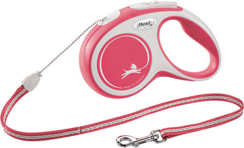 Correa para Perros FLEXI 187717 (Rosa - 800 cm - 247 g - Talla: S)