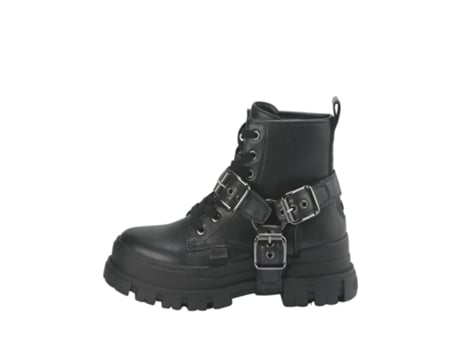 Botas de Mujer BUFFALO Aspha Biker Imi Napa Negro (38)