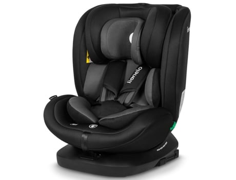 Silla de Coche I-Size LIONELO Bastiaan Negro Gris