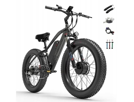 Bicicleta eléctrica MG740 PLUS 2000W 20AH 120KM 26inch 180KG LCD LANKELEISI