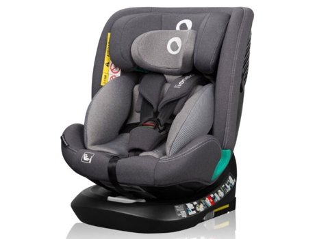 Silla de Coche I-Size LIONELO Bastiaan One Gris Piedra