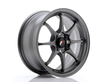 Llanta Japan Racing Jr5 15''X7 Et 35 4X100 Cb 73,1 Gun Metal