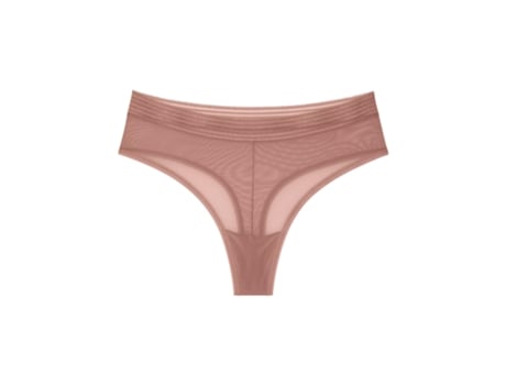 Tanga de Mujer TRIUMPH Cintura Alta Tempting Marrón (XS)