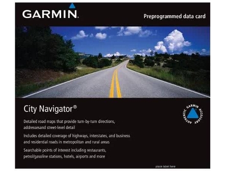 Mapa GARMIN City Navigator Sudeste Da Asia Nt Tarjeta Micro Sd/Sd Negro