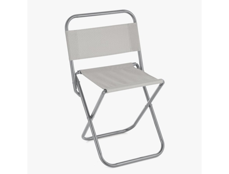 Silla de playa plegable GENNA gris 35x28x58cm VIVA