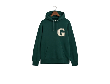 Sudadera con Capucha de Hombre GANT Graphic Verde (M)