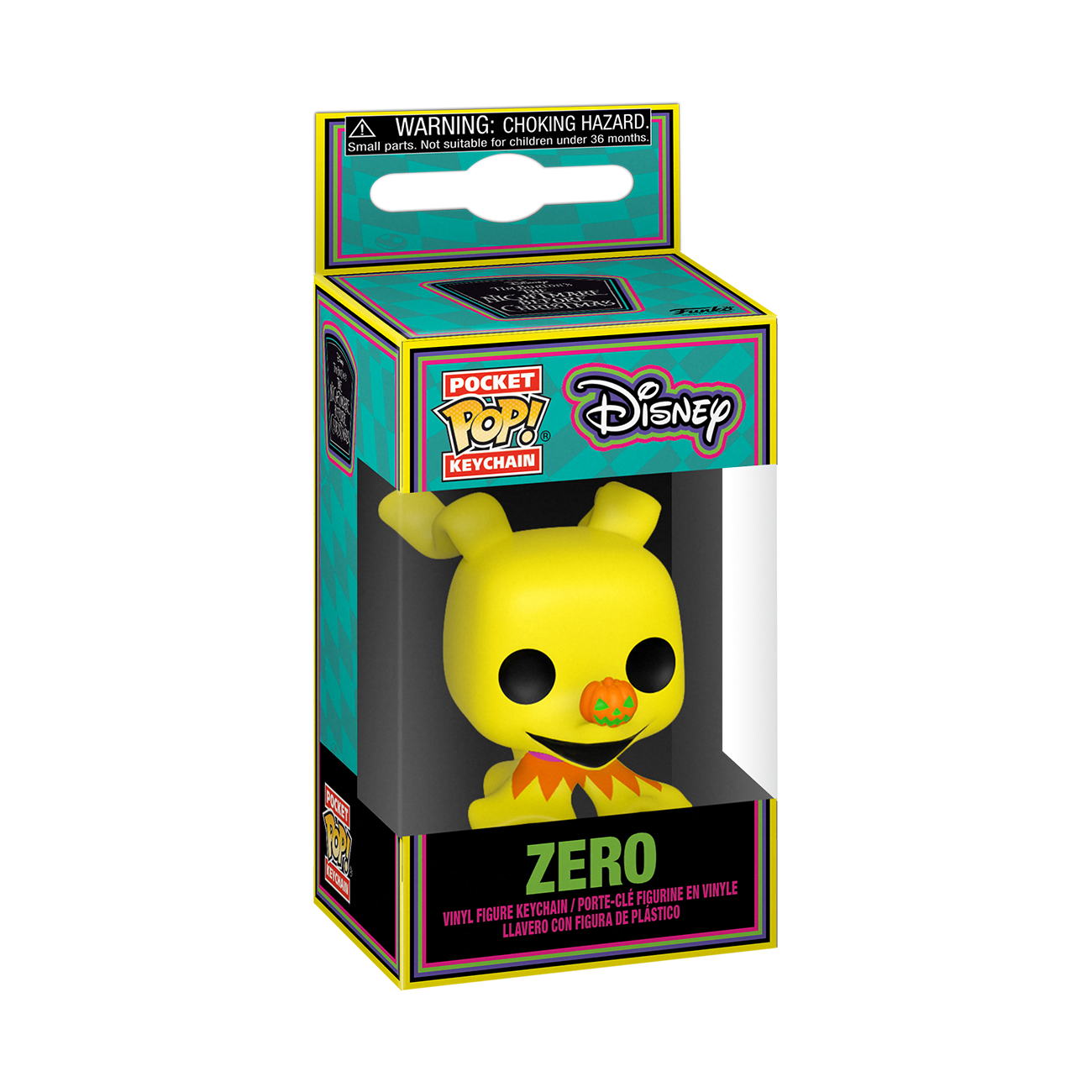 Figura O ESTRANHO MUNDO DE JACK Pocket Pop! Porta-Chaves Tnbc Blklt- Zero