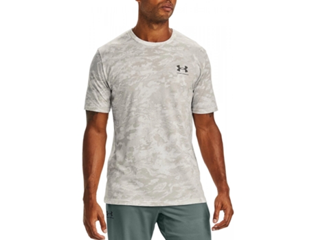 Camiseta UNDER ARMOUR Algodón Hombre (XL - Blanco)