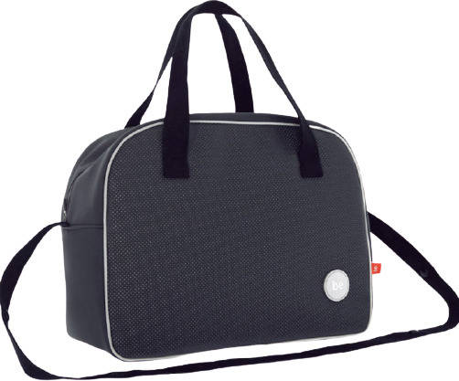 Bolso Maternal Prome urbany gris 18x44x33 cm de