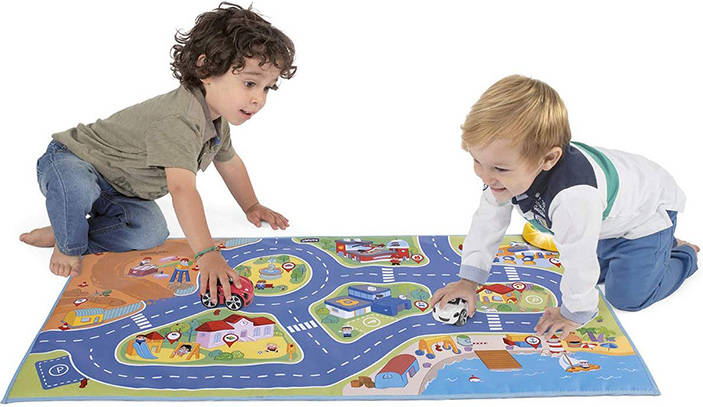 Tapete Mini Turbo chicco touch alfombra de ciudad juego grande 110 x 60 cm luces y sonidos para la habitación