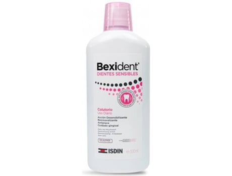 Enjuague Bucal Isdin bexident dientes sensibles 500 ml colutorio uso diario combate la hipersensibilidad dental 1