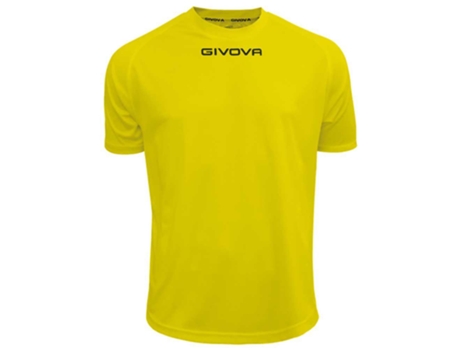 Camiseta de Hombre para Fútbol GIVOVA One Xxxxl Poliéster Amarillo (4XL)