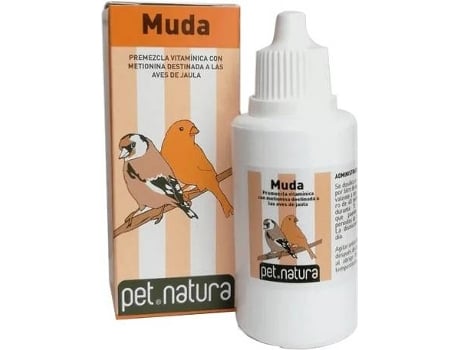 Complemento Alimenticio de Pájaros PETNATURA Muda (125ml)