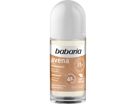 Desodorante Roll-on BABARIA Avena Pieles Sensibles (50 ml)