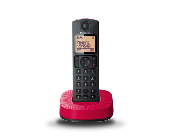 Teléfono Inalámbrico PANASONIC KX-TGC310SPR Rojo