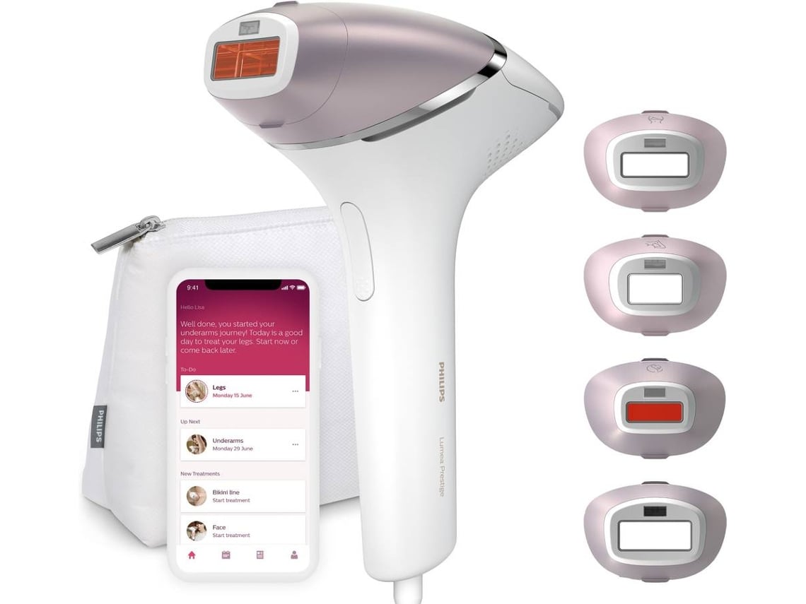 Depiladora Luz Pulsada PHILIPS Lumea Prestige BRI947 00 IPL Multizona Corriente Worten.es