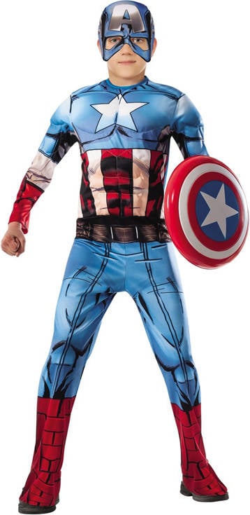 Avengers Disfraz De capitan america premium para niño 56 años rubies 620021m 810