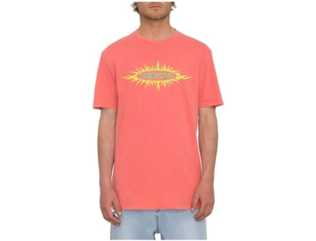 Camiseta de Hombre VOLCOM Corta Nu Sun Rosa (S)