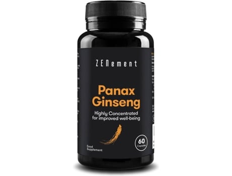 Panax Ginseng 2375mg 50 de 60 cápsulas mejora concentración memoria y no gmo 100 natural