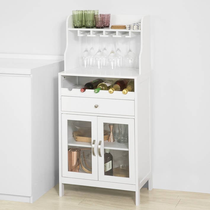 Muble de Cocina SOBUY Organizador Blanco (56x35x128cm)