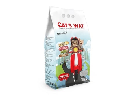 Arena Aglomerante para Gatos CATS WAY Natural 18 L