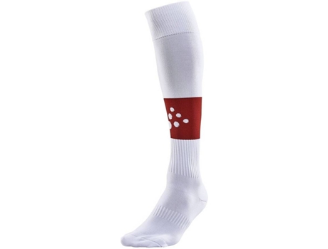 Calcetines para Hombre CRAFT Squad Contrast Blanco para Fútbol (EU 46 - 48)