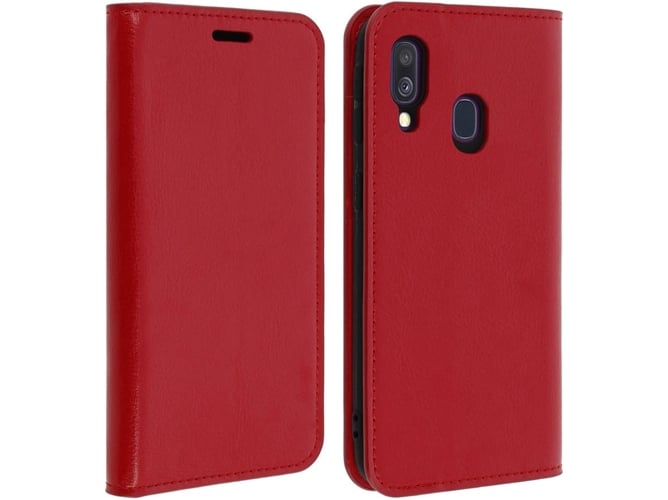 Funda Samsung Galaxy A40 AVIZAR Wallet Rojo