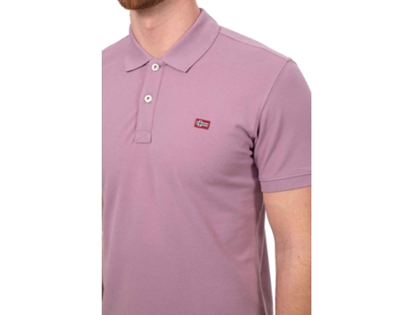 Polo de Hombre NAPAPIJRI Algodón Morado (3XL)