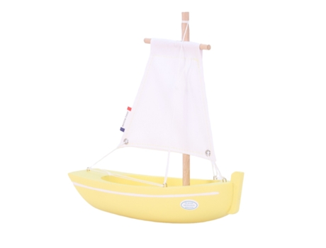 Barco TIROT (Madera - Amarillo - 22 cm)