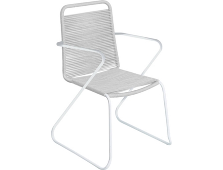 Silla de Jardín LOLA HOME (Beis - Acero - 90x69x62 cm)