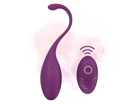 Vibrador de control remoto impermeable recargable con 10 modos de vibración para mujeres (púrpura) VEANXIN