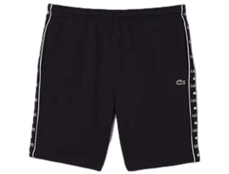 Pantalones de Hombre LACOSTE Corto Negro (XS)