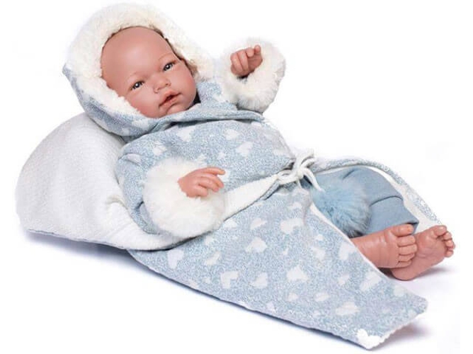 Muñeca Disfrazzes Bebe pijama y chaqueta 46 cm