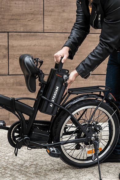 Bicicleta Eléctrica YOUIN bk1000 Negra (Autonomía: 40 Km - Velocidad Máx: 25 Km/h)