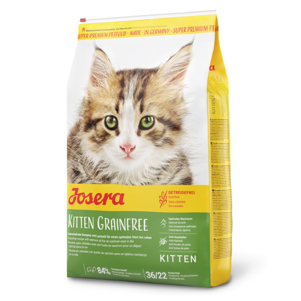 2x10kg Josera Kitten pienso sin cereales para comida grainfree seca gatito cantidad 10