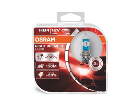 Kit 2 Lámparas Hcb Láser Hb4 12V51W Night Breaker® OSRAM