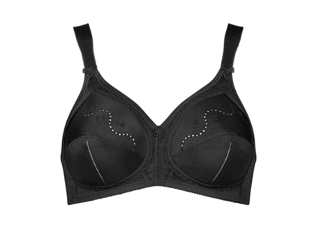 Sujetador de Mujer TRIUMPH Doreen Algodón Negro (120 cm B)