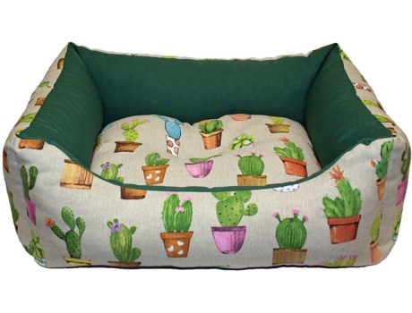 Cama para Perros GLOBAL Cactus (Verde - 50x40x20cm - TNT)