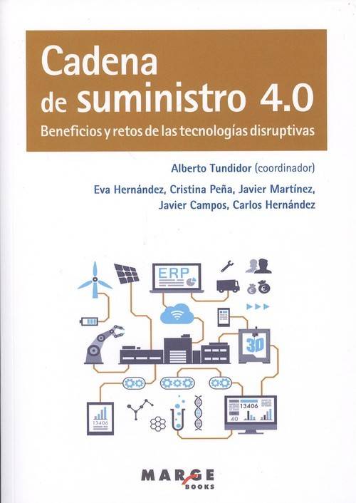 Cadena De Suministro 4.0 gestiona tapa blanda libro eva alberto tundidor