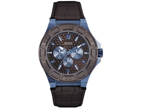 Reloj GUESS W0674G5 Hombre (Piel - Marrón)