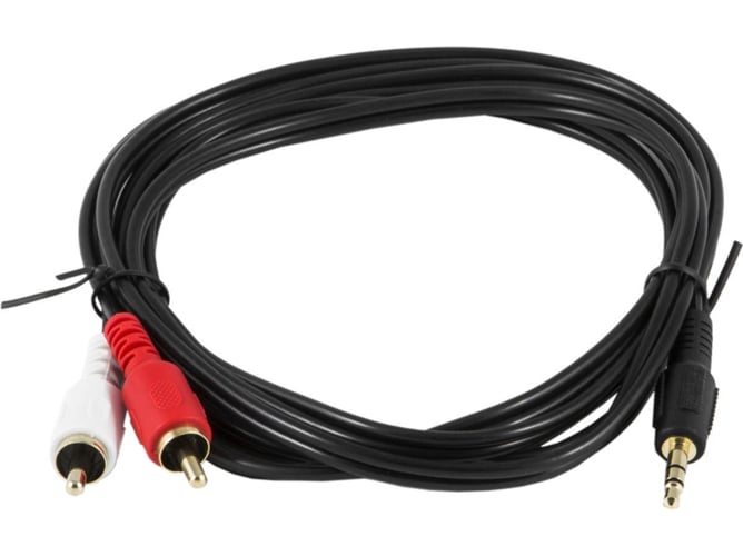 Cable de Audio SILVERHT (2 m - Negro)