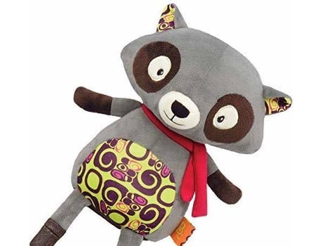 Peluche B. TOYS BY BATTAT Happy Yappies - mapache Rascal (9.7x6.1x5.9 cm)