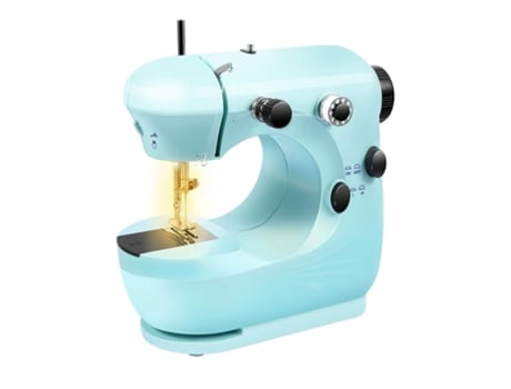 Mini máquina de coser,Máquina de coser manual eléctrica portátil Costura de mano,Azul CHRONUS