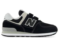 Zapatillas Deportivas NEW BALANCE 574 Para Niños (Negro - Material Sintético -30)