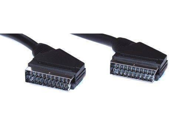 Cable SCART INLINE (SCART - SCART - 5 m - Negro)