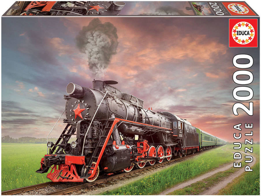 Puzzle Educa Borras locomotora de vapor 2000 piezas 2.000 18503