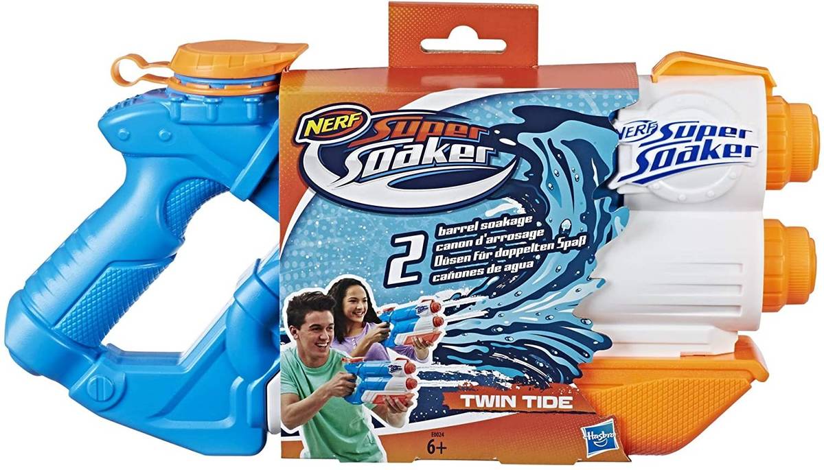 Pistola de agua NERF Super Soaker Twin Tide