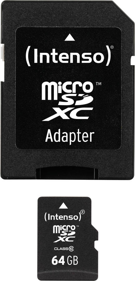 Tarjeta de Memoria INTENSO 64GB MicroSDHC