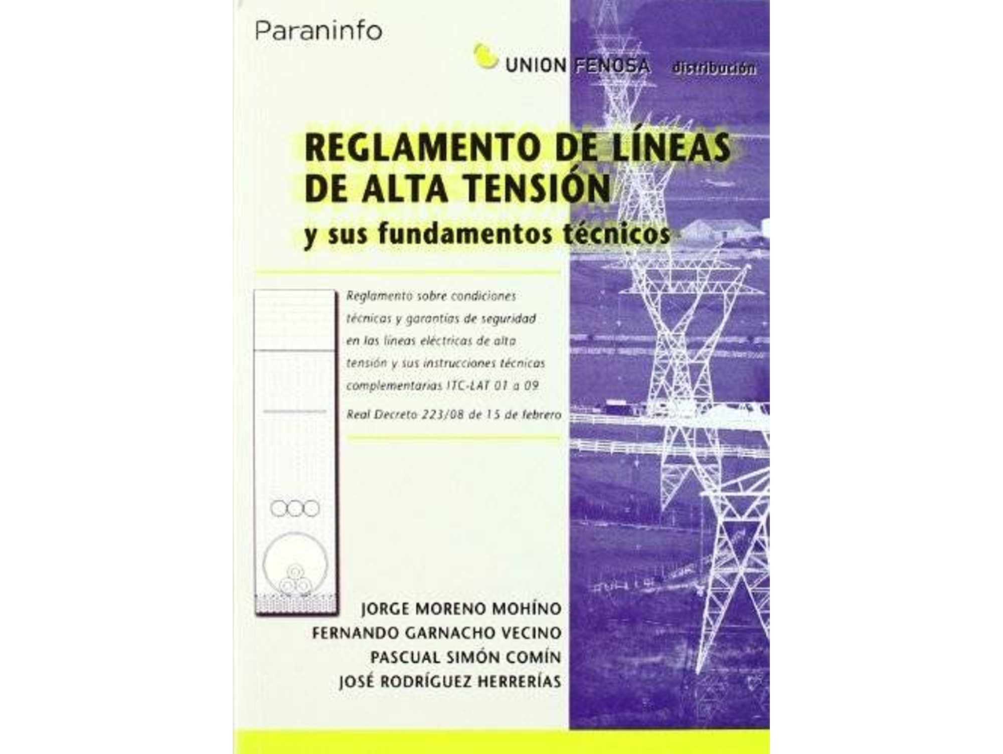 Libro Reglamento De Líneas De Alta Tensión Y Sus Fundamentos Técnicos de Varios Autores