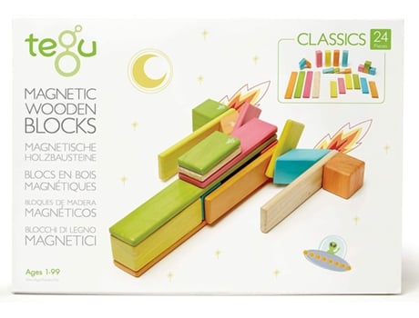 Puzzle TEGU (Madera - Naranja - 36,6 x 26 x 5,2 cm)